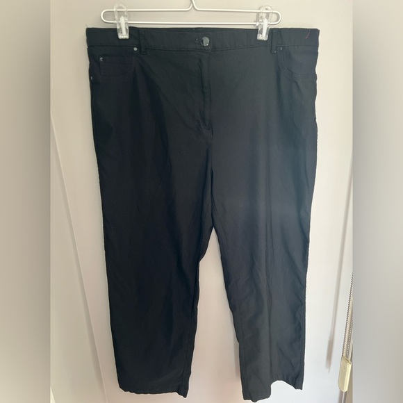 Tradition Black Petite Pants 18P - Picture 1 of 9